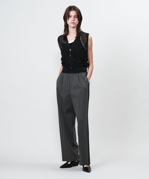 ASTRAET サテンソウショクワイドパンツ ASTRAET パンツ 「ASTRAET」アセテート サテン ソクショウ