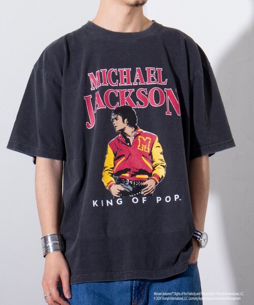 MICHAEL JACKSON Tシャツ マイケル・ジャクソン レッド 新品 GOOD ROCK SPEED マイケル・ジャクソン Tシャツ メンズ