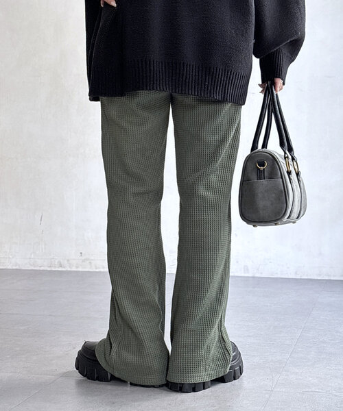 cmmawear パンツ　フレアカーゴパンツ cmmawear パンツフレアカーゴパンツ