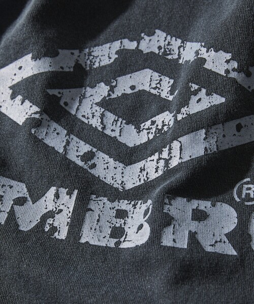 UMBRO■Pigment Dying Big Logo T-shirt■送料込 UMBRO/別注 Big Logo S/S Tee Pigment Dye｜Daytona Park