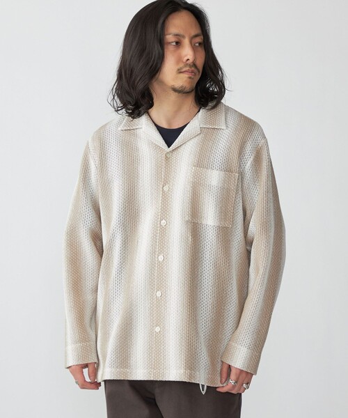 SHIPS（シップス） シャツ SHIPS: ハニカム メッシュ シャツ アウター