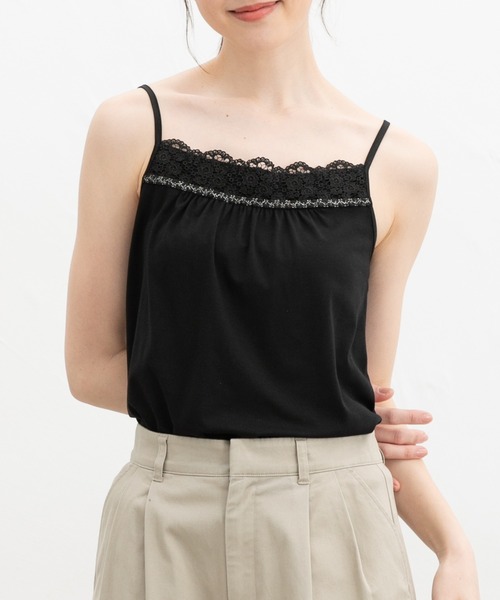 Honeys（ハニーズ） キャミソール 「吸水速乾・UVカット」レース