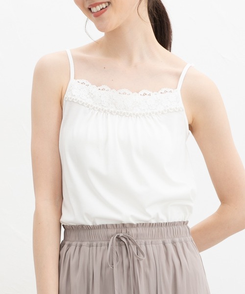 Honeys（ハニーズ） キャミソール 「吸水速乾・UVカット」レース