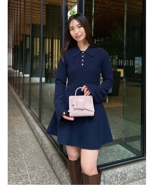 【美品】FRAY I.D｜ZOZO限定 ミニリボンバッグ（ブラック） ルエル】【USAGI ONLINE・ZOZO限定】ミニリボンバッグ