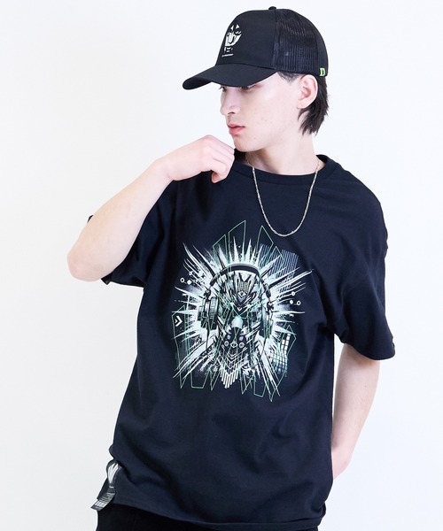 W] by VIRGOwearworks tシャツ Cyber face SSPT メンズ レディース
