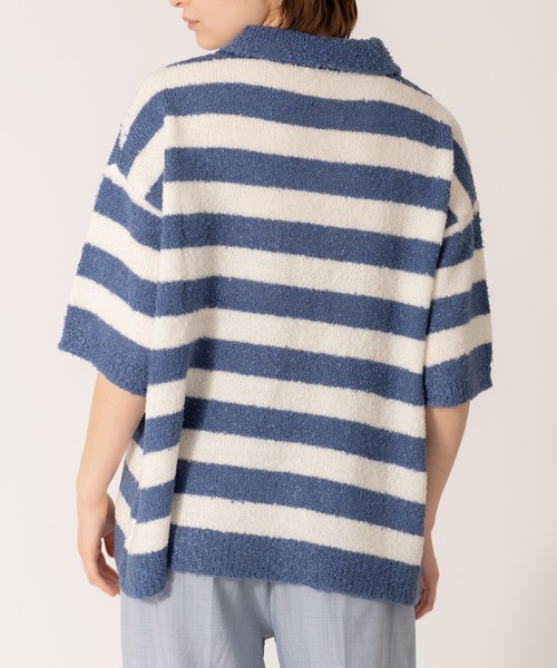 ONCILY セーター ニット MULTI BORDER MESH KNIT / マルチ
