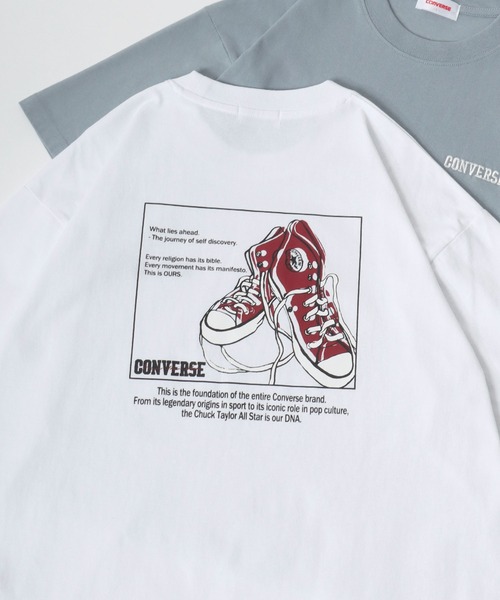 コンバース　CONVERSE　白　Tシャツ　オーバーサイズ　LL コンバース CONVERSE 白 Tシャツ オーバーサイズ LL