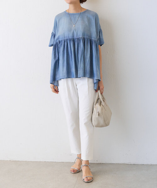 ビアズリー新品　ギャザージレ ビアズリー BEARDSLEY 《LIVETART》ギャザージレ （beige