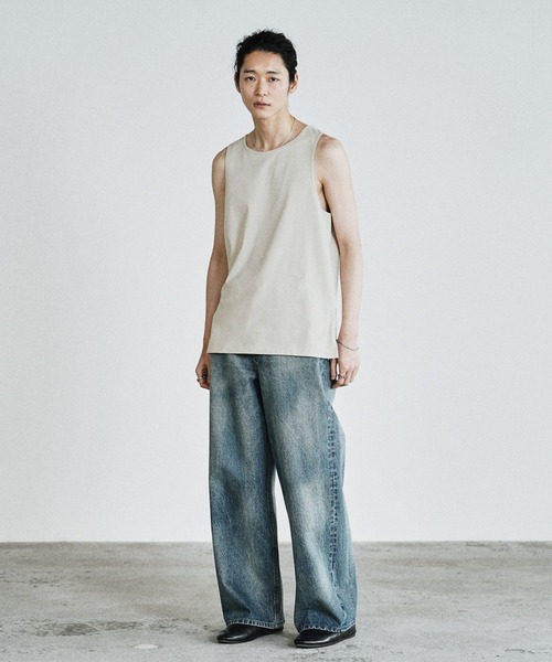 タンクトップ ARGUE YAK COTTON LONG TANKTOP WYM LIDNM タンクトップ COOL DRY LAYERED TANK TOP メンズ : ZOZOTOWN