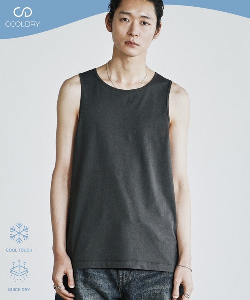 WYM LIDNM タンクトップ COOL DRY LAYERED TANK TOP メンズ : ZOZOTOWN