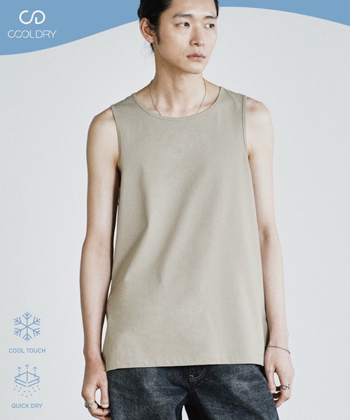 WYM LIDNM タンクトップ COOL DRY LAYERED TANK TOP メンズ : ZOZOTOWN