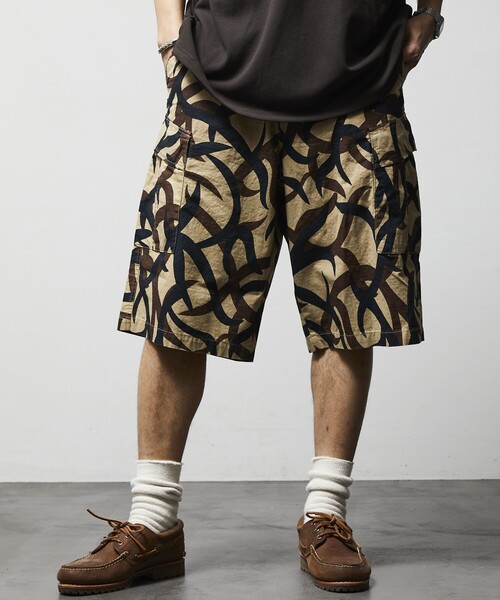Hinson トライバルカモカーゴパンツ HINSON カーゴパンツ HINSON/ヒンソン 6POCKET PANTS/6ポケット