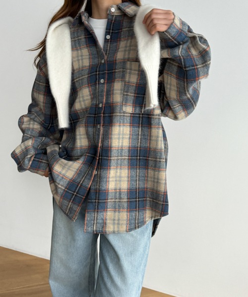「CANAL JEAN」 「El mar」長袖シャツ ONE SIZE ネイビー レディース CANAL JEAN 「CANAL JEAN」 「El mar」長袖シャツ ONE SIZE