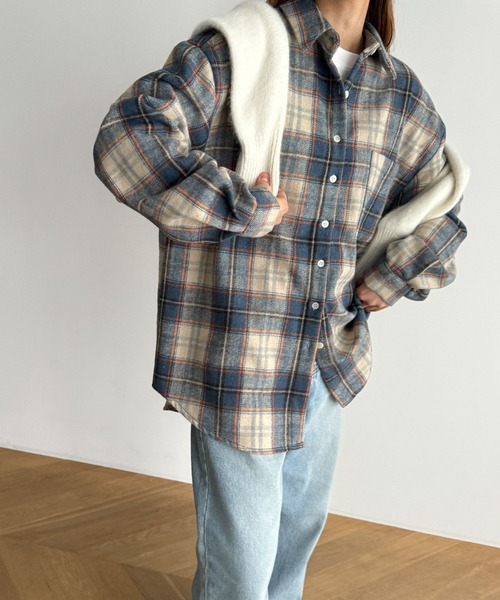 「CANAL JEAN」 長袖シャツ ONE SIZE サックスブルー レディース CANAL JEAN 「CANAL JEAN」 「El mar」長袖シャツ ONE SIZE