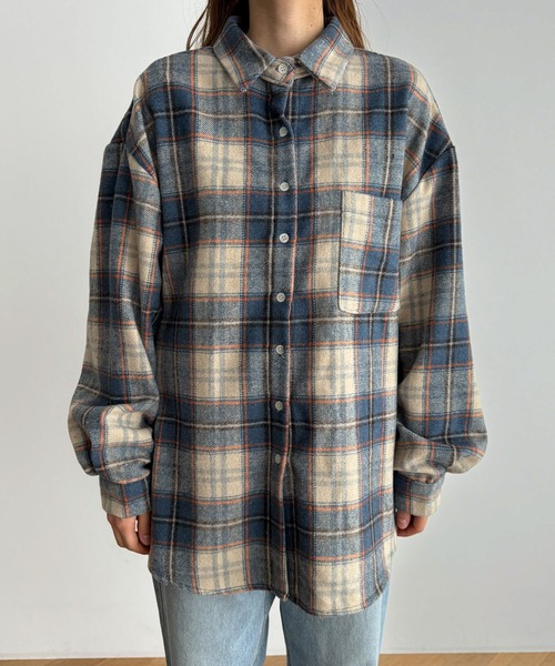 「CANAL JEAN」 長袖シャツ ONE SIZE サックスブルー レディース CANAL JEAN 「CANAL JEAN」 「El mar」長袖シャツ ONE SIZE