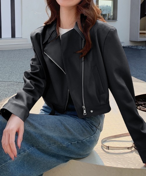 「a lot of love」 「beilnxne」ジップアップブルゾン L ピンク レディース_画像3