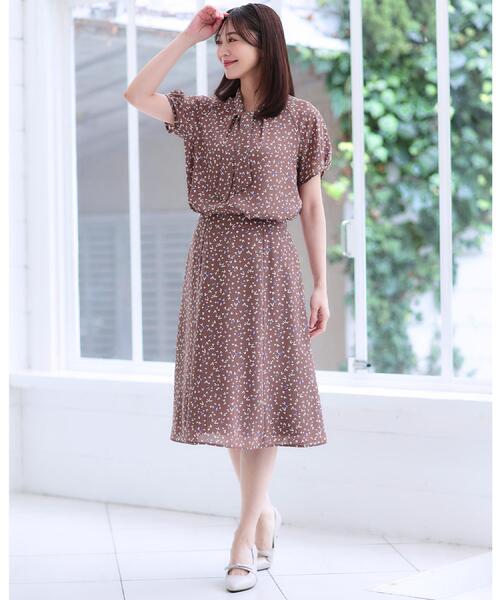 ブラウス シャツ 「夏SALE／接触冷感／マシンウォッシュ可／吸水速乾／セットアップ可」ボウタイブラウス レディース Reflect ブラウス シャツ 「夏SALE／接触冷感／マシンウォッシュ