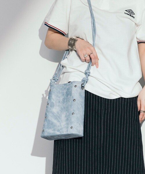 FREAK'S STORE ショルダーバッグ LEATHERETTE Studs Bag/レザ
