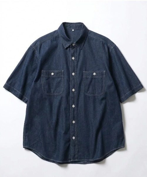 シャツ 半袖 2026SS DENIM WORK SHIRTS デニム S/S ワークシャツ