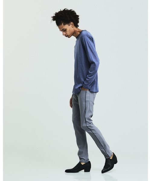 【ライトグレー】ハイパーストレッチ スキニーパンツ 5351 POUR LES HOMMES パンツ ハイパーストレッチ スキニーパンツ