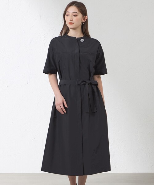 AMACA（アマカ） ワンピース バンドカラーシャツワンピース : ZOZOTOWN