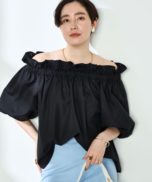 ◇25SS◇NOLLEY'S sophi タフタオフショル2WAYブラウス NOLLEY'S｜タフタオフショル2WAYブラウス | Rakuten Fashion