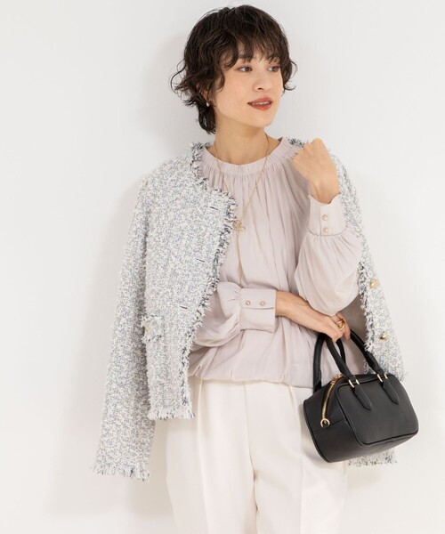 NOLLEY'S Sophi（ノーリーズソフィー） ツイードジャケット 36