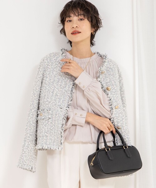 NOLLEY'S Sophi（ノーリーズソフィー） ツイードジャケット 36