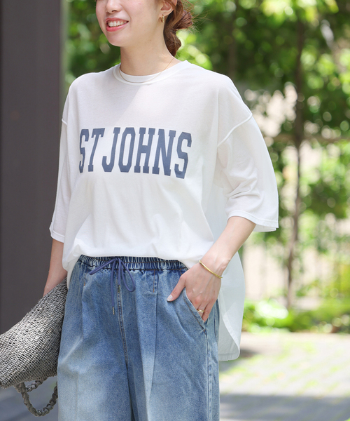 tシャツ シアールーズロゴTEE レディース