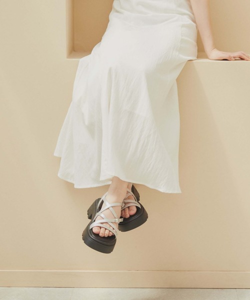 archives サンダル 厚底ラインスポサン レディース : ZOZOTOWN