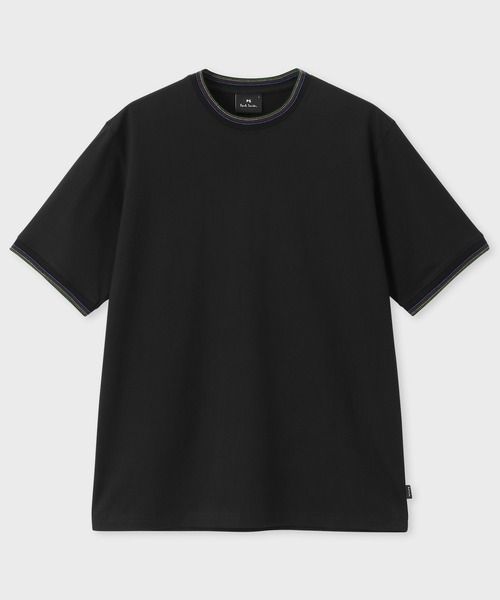 PS Paul Smith tシャツ スポーツストライプリブ 半袖カットソー