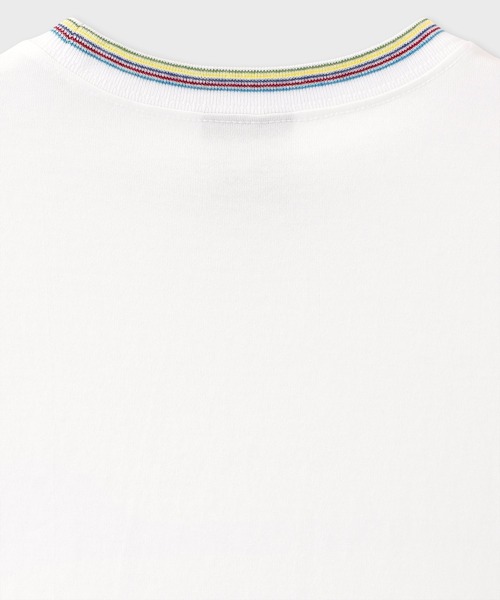 PS Paul Smith tシャツ スポーツストライプリブ 半袖カットソー