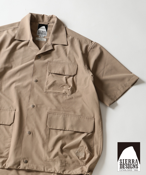 SIERRA DESIGNS（シエラデザインズ） シャツ 別注 ホールメッシュ半袖