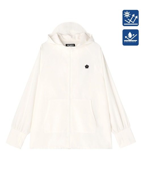 MARY QUANT パーカー マリークワント mary quant 撥水UVジップ