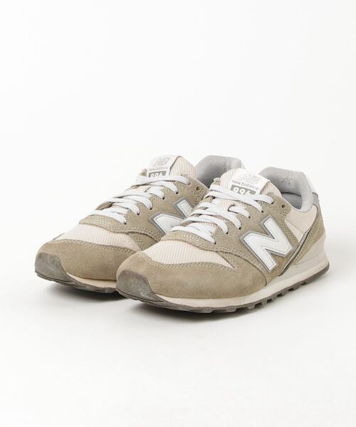 新品　New Balance ベージュ スニーカー 17.5㎝ new balance ライトベージュ スニーカー 17.5cm - メルカリ