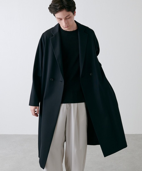 Lui's（ルイス） チェスターコート MEDIUM ブラック メンズ : ZOZOTOWN