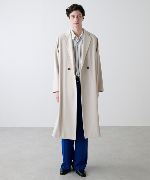 「Lui's」 チェスターコート MEDIUM ブラック メンズ_画像4