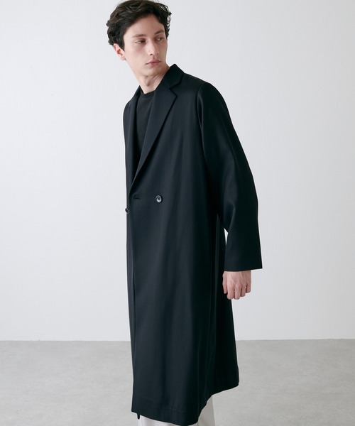 Lui's（ルイス） チェスターコート MEDIUM ブラック メンズ : ZOZOTOWN