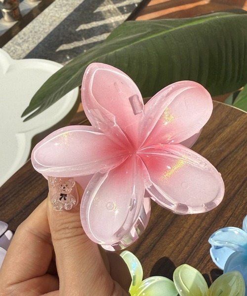 HALEY PESCA ヘアクリップ PESCA/プルメリアフラワー ヘア