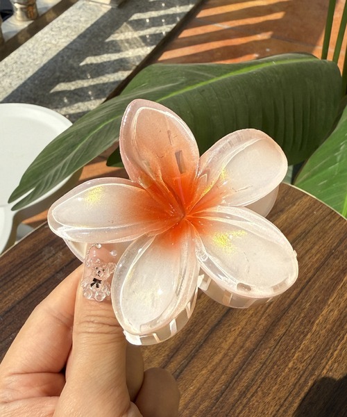 カメリア　クリップ HALEY PESCA ヘアクリップ PESCA/プルメリアフラワー ヘア