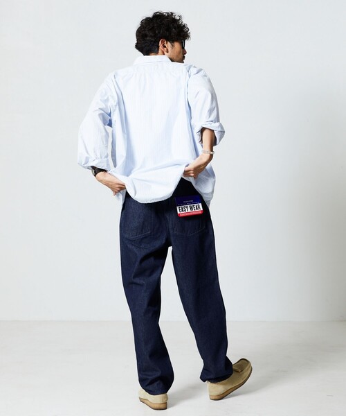 「FREAK'S STORE」 デニムパンツ LARGE オフホワイト メンズ