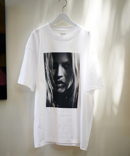 BIOTOP Kate Moss by David Sims Tシャツ Ｌサイズ Kate moss/ケイト・モス」をプリントしたBIOTOP “KateMoss by