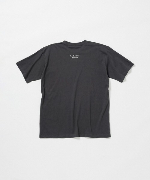 KATE MOSS BIOTOP ダークグレー Tシャツ M BIOTOP tシャツ 25SS vol.2「Kate Moss by David Sims」 Photo T