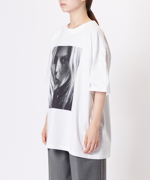 BIOTOP Kate Moss by David Sims Tシャツ Ｌサイズ BIOTOP tシャツ 25SS vol.2「Kate Moss by David Sims」 Photo T