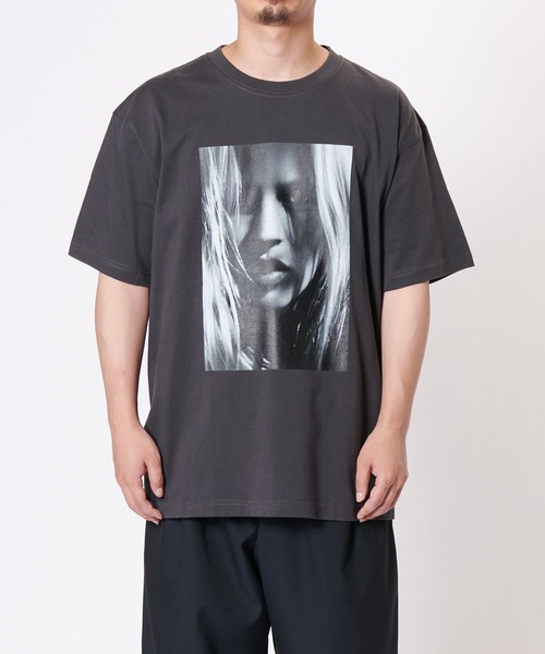 BOITOP DAVID SIMS KATE MOSS プリント Tシャツ L Kate Moss by David Sims Photo T-shirts 25SS | TOPICS