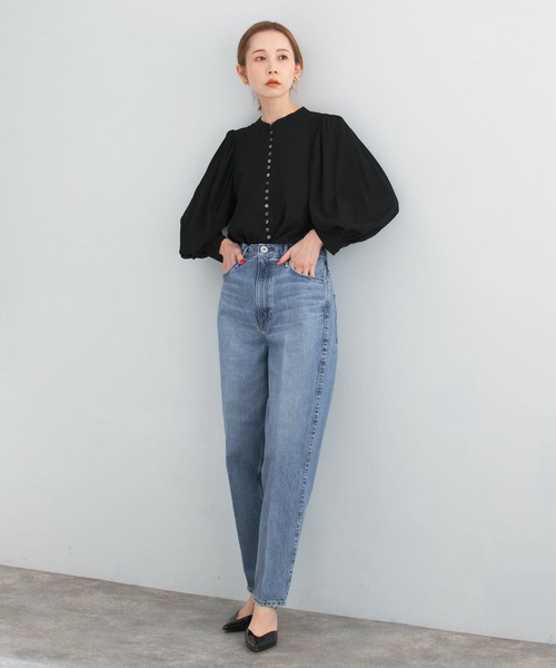 upperhights」 加工デニムパンツ 24 ブルー レディース upperhights  