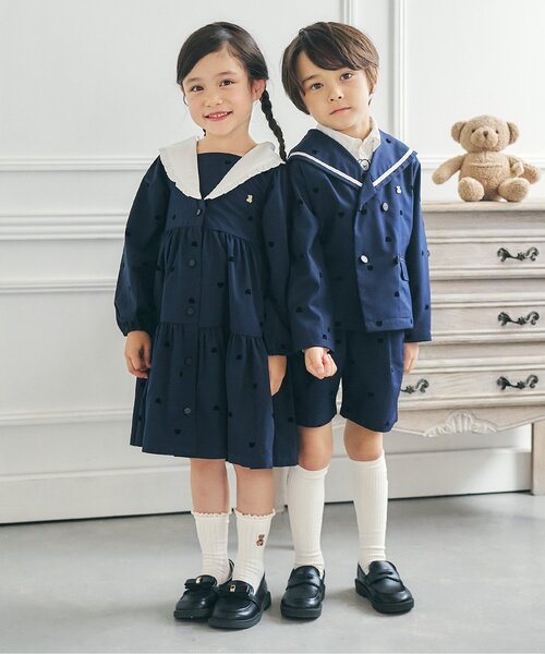 専用です‼️BURBERRY上下リボン靴下ローファー5点♡美品150c卒服入学式 apres les cours（アプレレクール） ローファー 入学式 卒業式 リボン