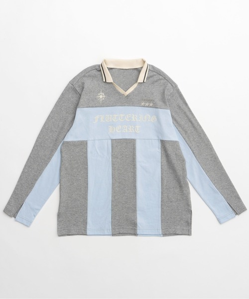 MAISON SPECIAL（メゾンスペシャル） 長袖ポロシャツ FREE イエロー