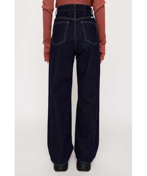 「SLY」 デニムパンツ 2 ダークブルー レディース_画像6