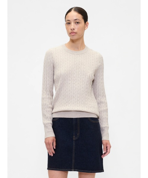 GAP（ギャップ） ニット セーター CashSoft カシミヤタッチ ケーブル